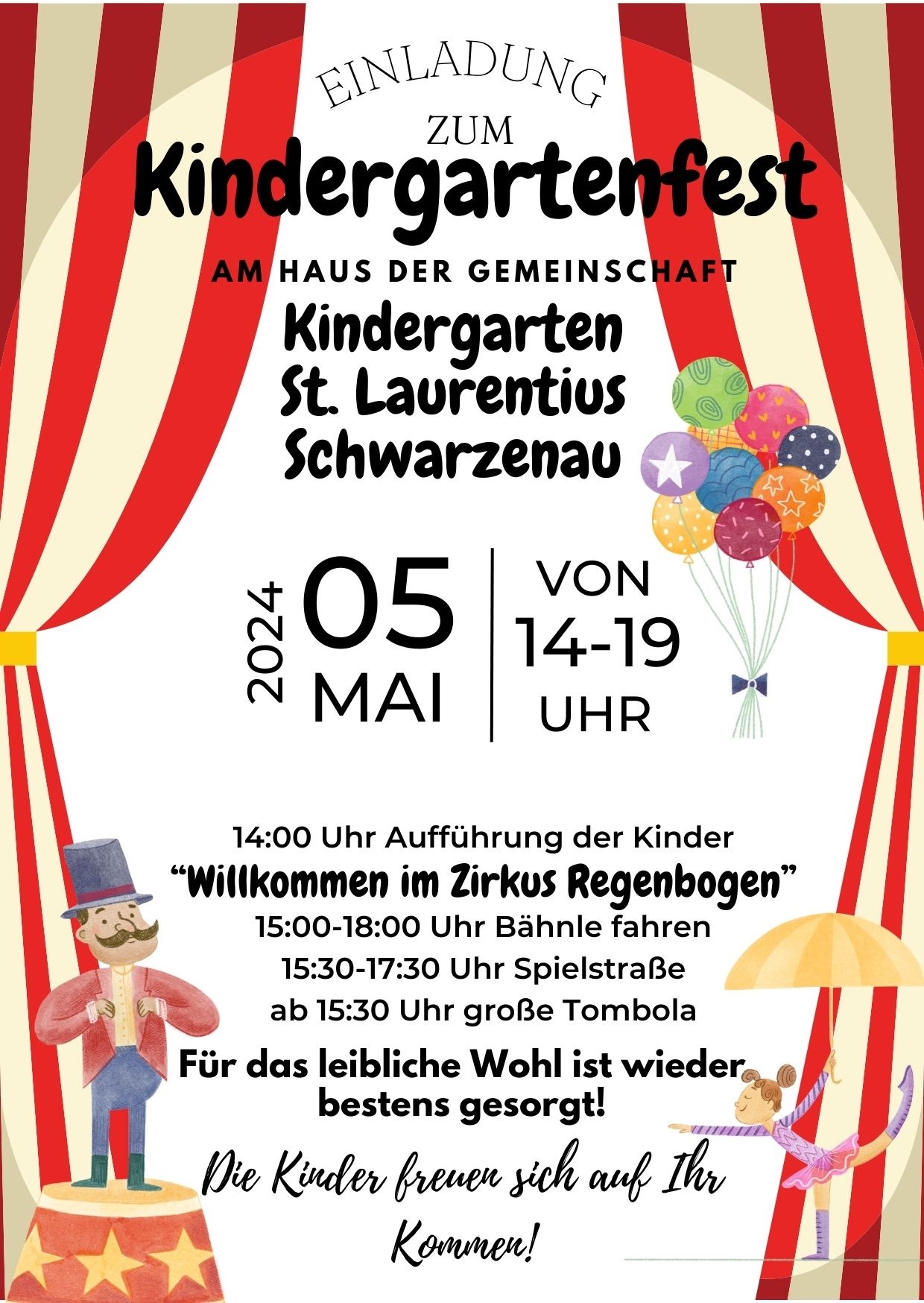 Einladung Kindergartenfest 2024