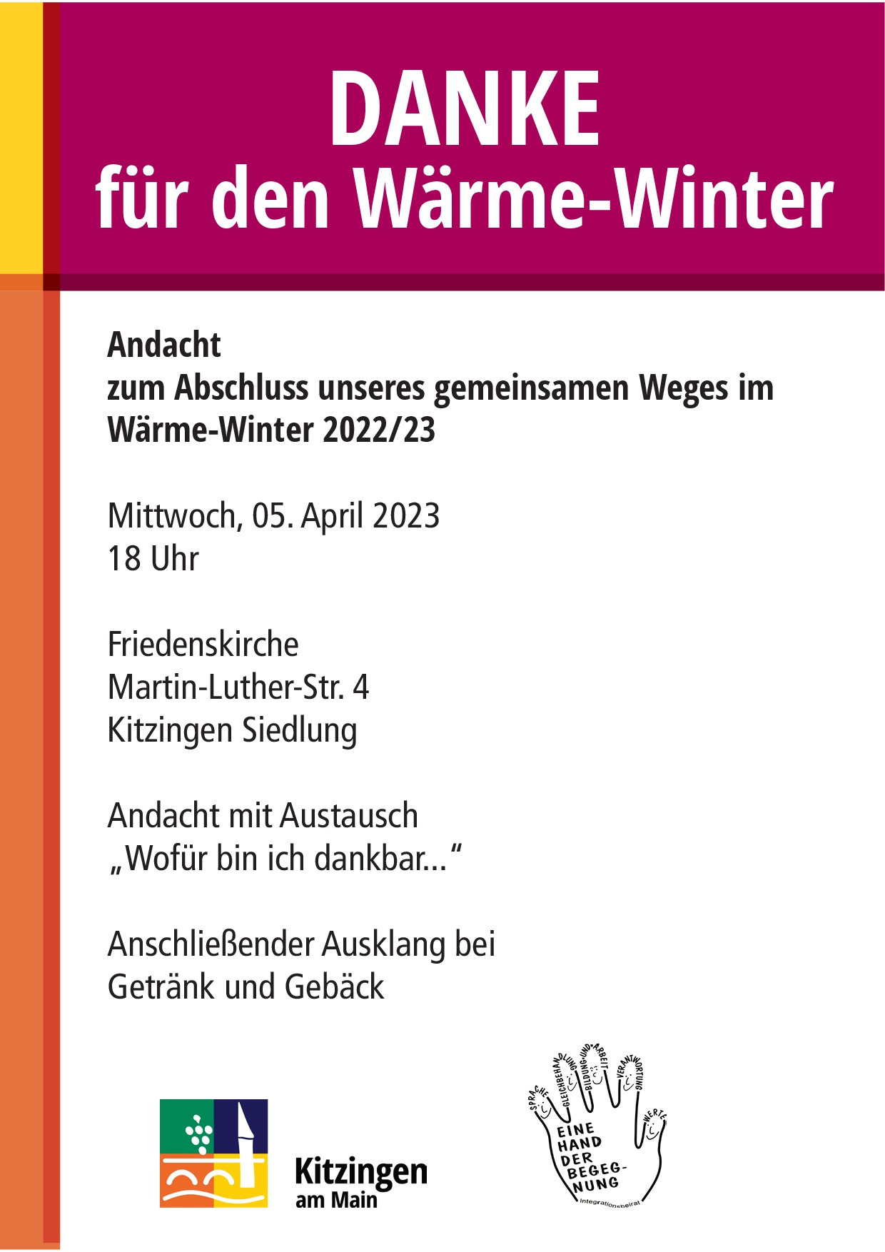 Wärmewinter Gottesdienst 05.04.23